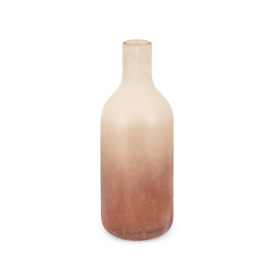 Atalissa Brown 9 25 Glass Table Vase Reviews Allmodern