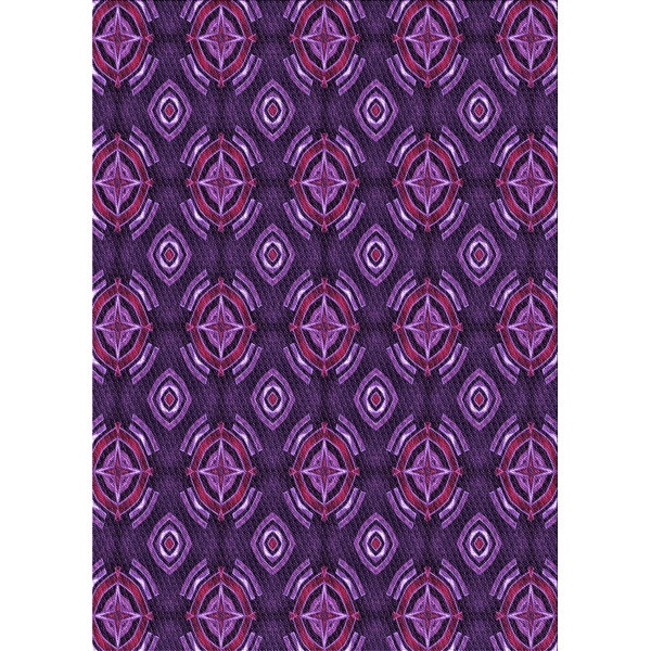 East Urban Home Wool Purple Pink Area Rug Wayfair