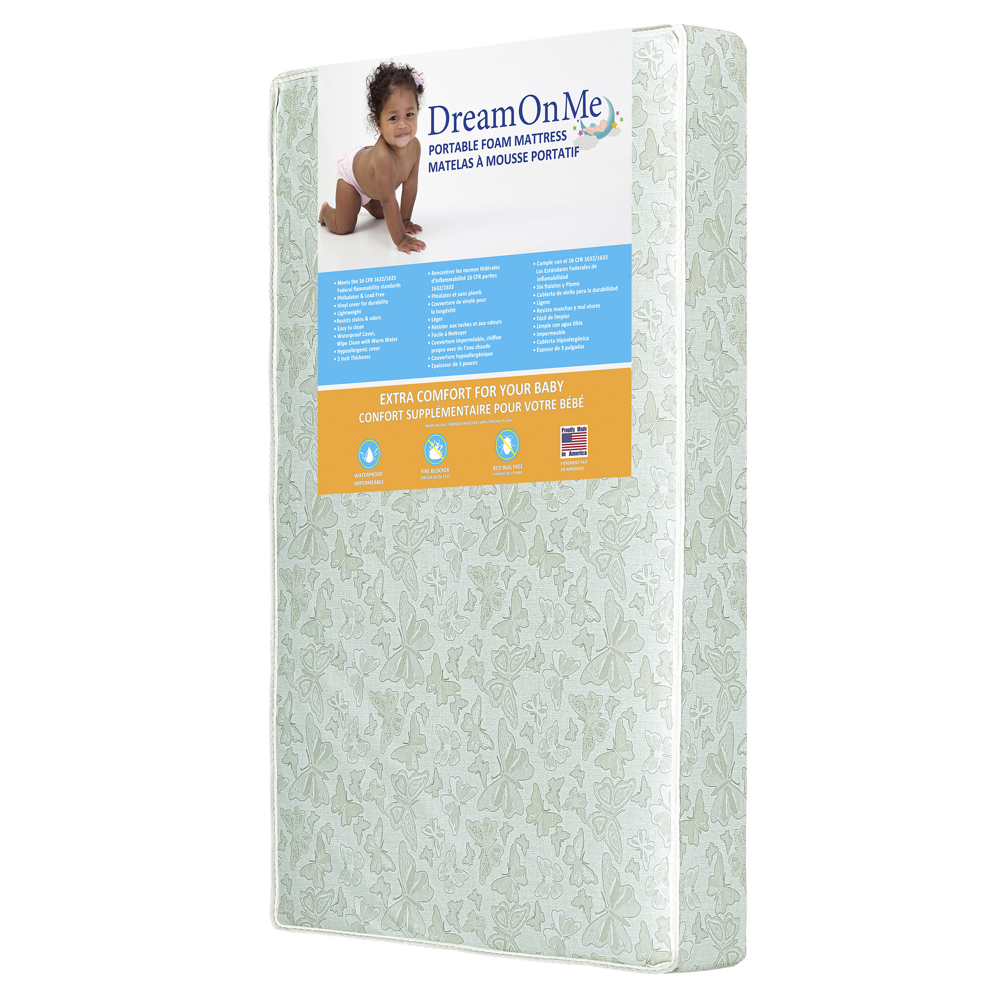 dream on me 2 in 1 crib mattress