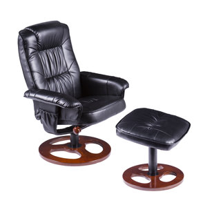 Grogg Manual Swivel Recliner With Ottoman by Orren Ellis 2019 Coupon