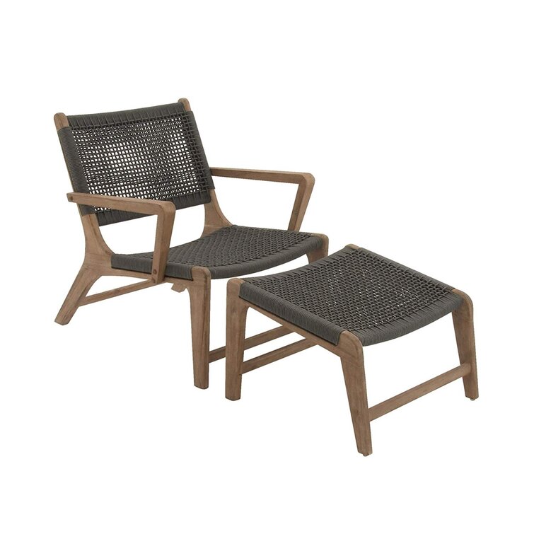 patio chair with footrest