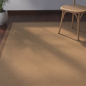 Goldenrod Beige/Brown Indoor/Outdoor Area Rug