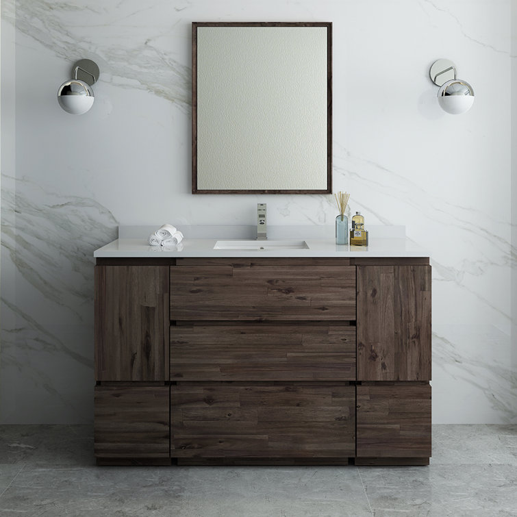 Fresca Formosa 54 Single Bathroom Vanity Set With Mirror Wayfair