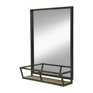 Shelves Drawers Wall Mirrors Joss Main Kaufman Accent Mirror With Shelves