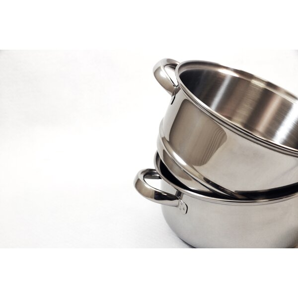 20cm Kitchen Flower Master Stainless Steel Cookware 3-Ply Impact Bonding Bottom Sauce Pot