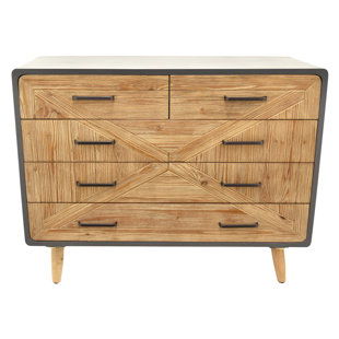 McFetridge Wood 5 Drawer Accent Chest By Ivy Bronx McFetridge Wood 5 Drawer Accent Chest By Ivy Bronx
