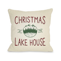 lake themed throw pillows