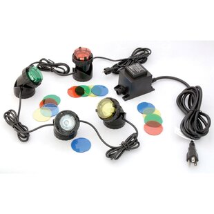 Sensor Jebao Submersible 6 pcs 12-Led Pond Lights for Underwater Fountain Pond 