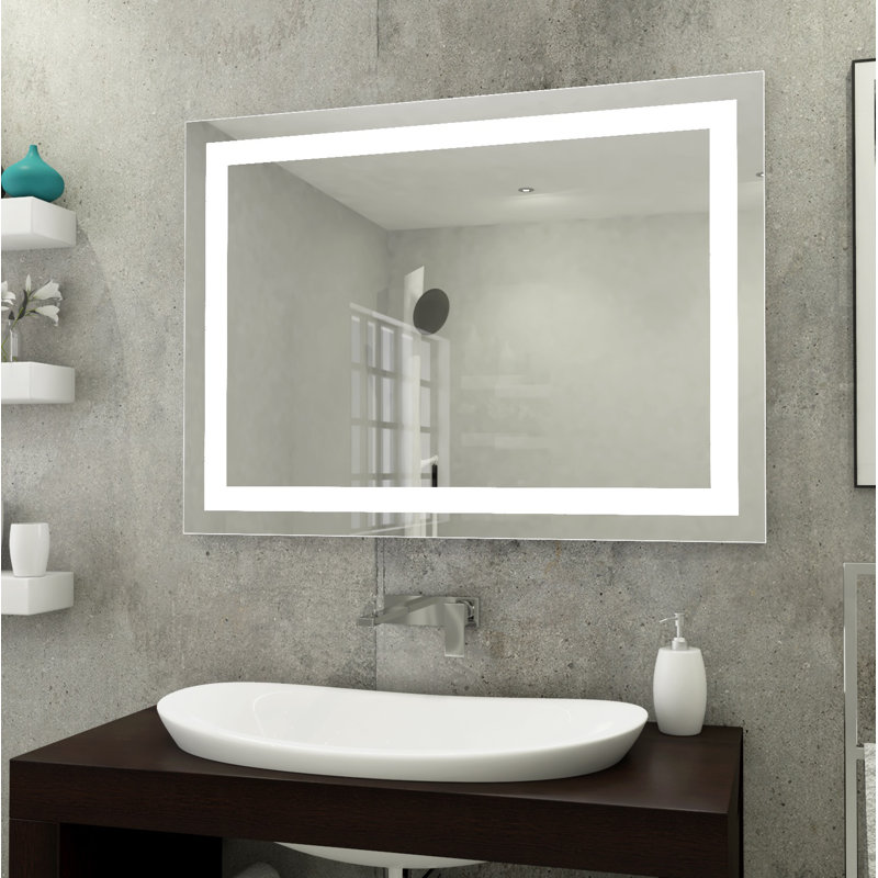 Suite Mirror Front Lit Lighted Mirror 36 X 36 6000k Wayfair front lit lighted mirror 36 x 36 6000k