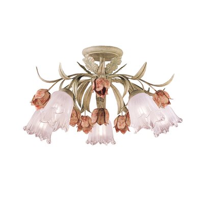 Destinie 5 Light Semi Flush Mount Willa Arlo Interiors