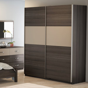 Schwebetürenschrank Debno, 203 cm H x 170 cm B ..