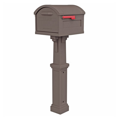 Grand Haven Post Mounted Mailbox