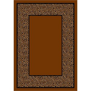 Design Center Brown Simaruba Cheetah Area Rug