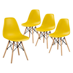 wayfair yellow dining chairs