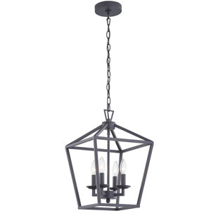 Ruthe 4 - Light Lantern Geometric Chandelier