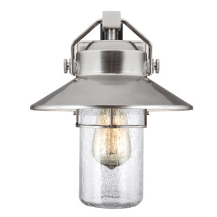 Go to store & view more images Tolliver 1-Light Outdoor Barn Light by Beachcrest Home