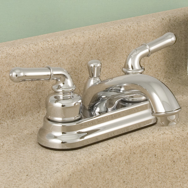 Waxman AquaLife Standard Centerset Bathroom Faucet with ...