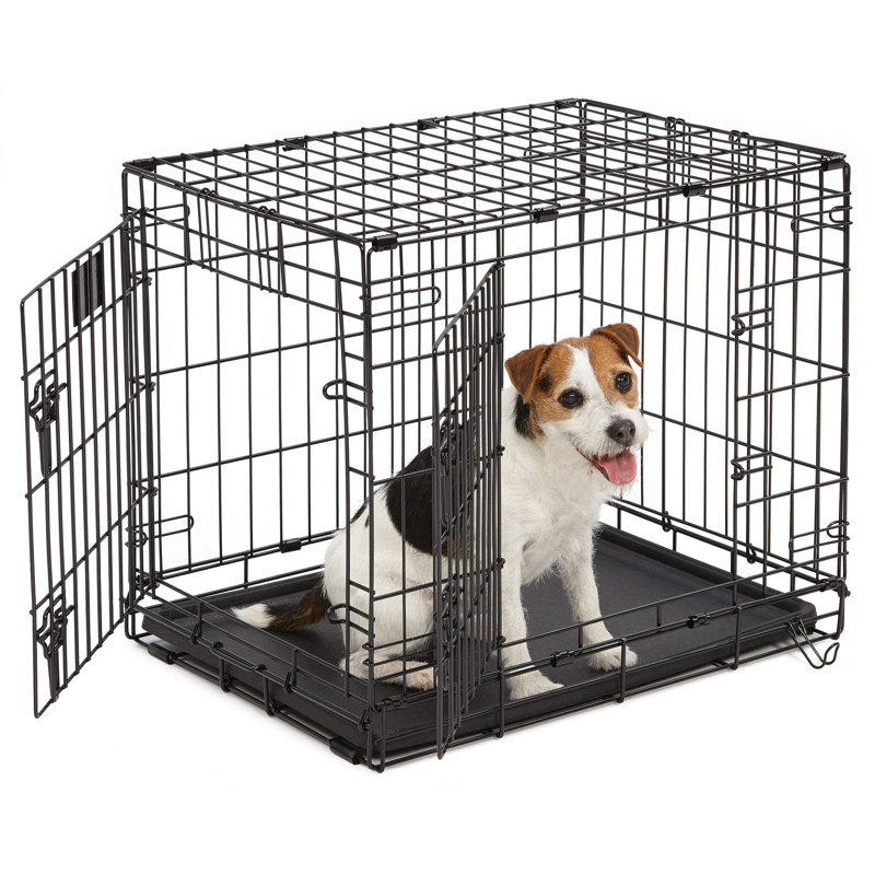 dog crate reversible door