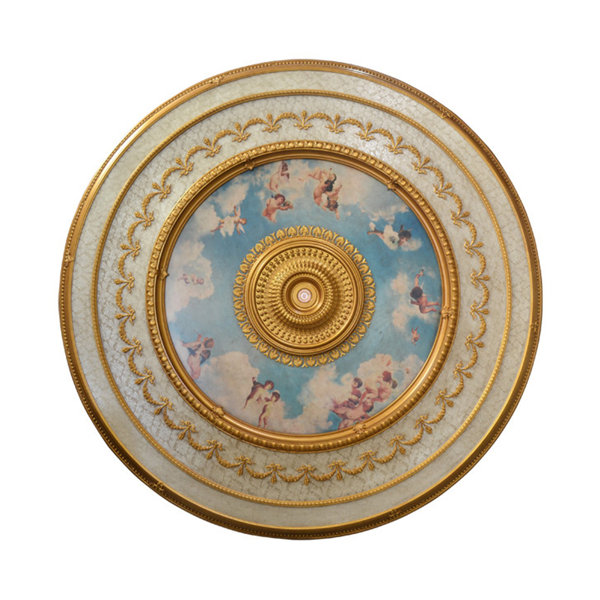 Art Frame Direct Cherub Sky Chandelier Ceiling Medallion