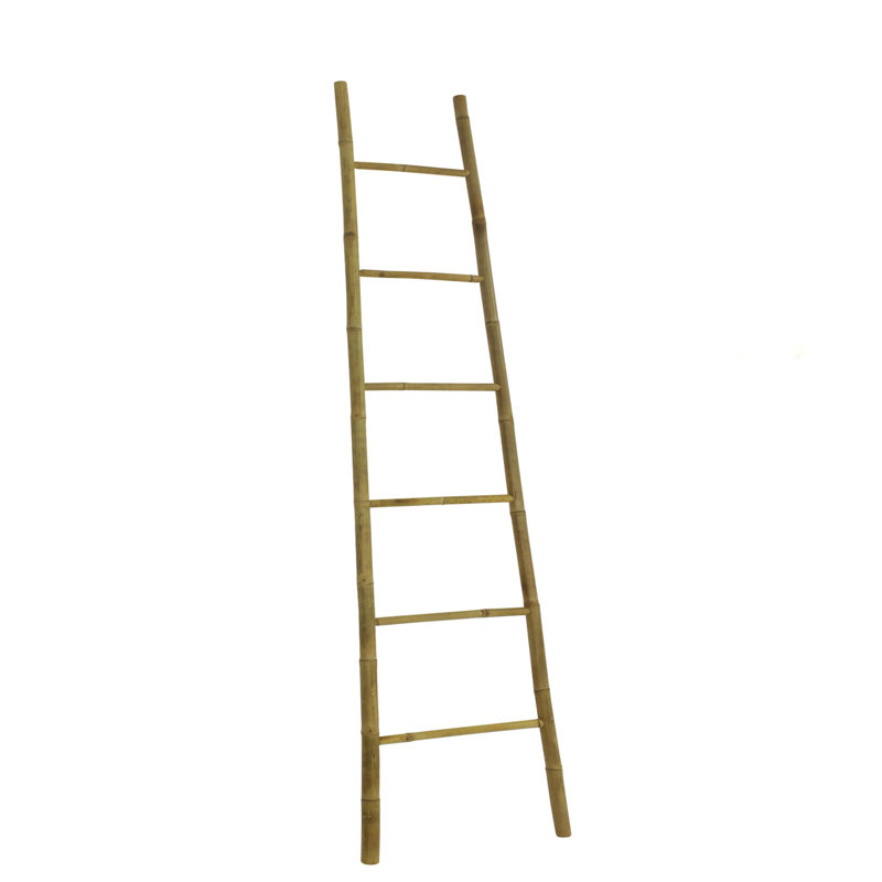 Bayou Breeze Ladder Towel Rack Bathroom Storage Wall Leaning