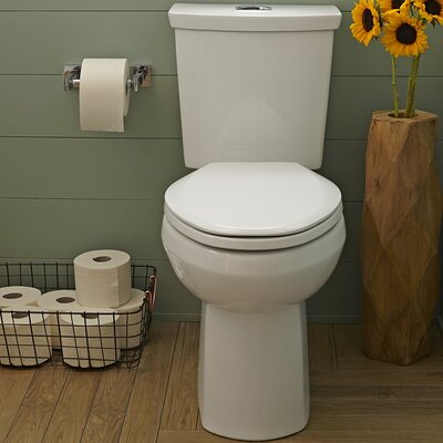 American Standard H2Option Dual Flush Round Two-Piece Toilet (Seat Not Included)