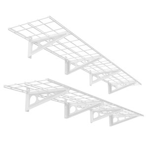 Garage Storage Rack 2 of Pieces Wall Shelf Set (Set of 2)