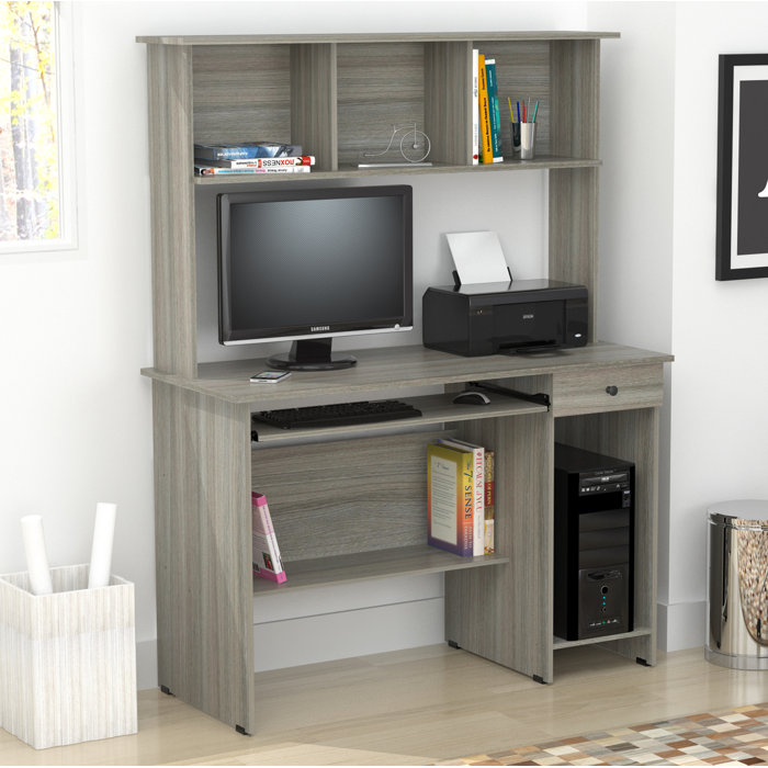 Winston Porter Galaz Computer Desk With Hutch Reviews Wayfair Ca Galaz Computer Desk With Hutch