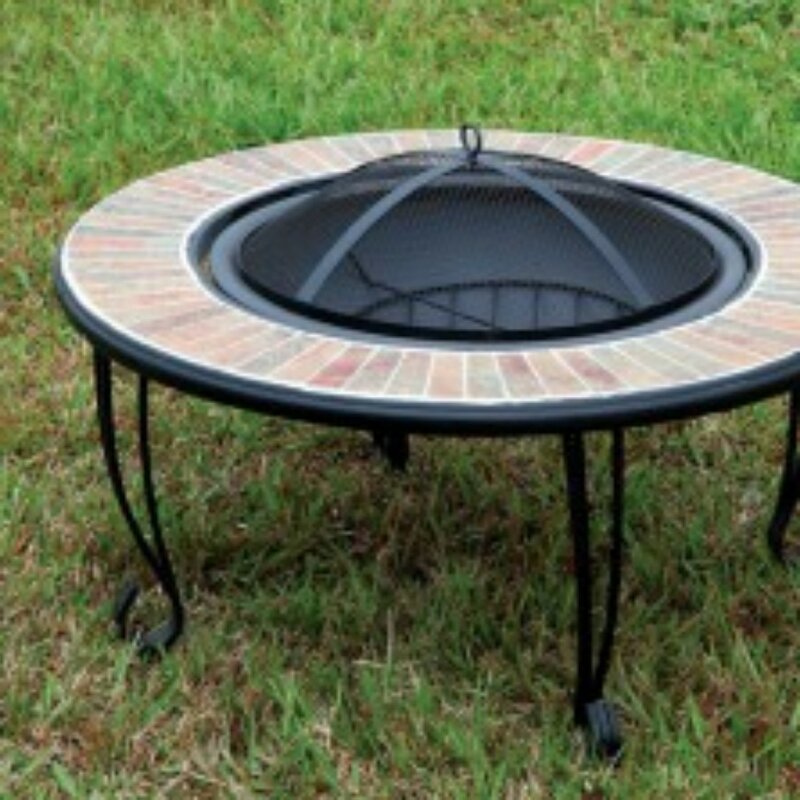 Williams Import Co Banno Fire Place Steel Fire Pit Table Wayfair