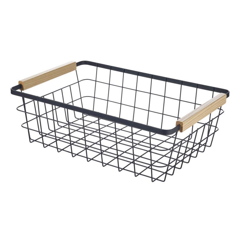 Rebrilliant Pilar Metal Basket Reviews Wayfair Ca