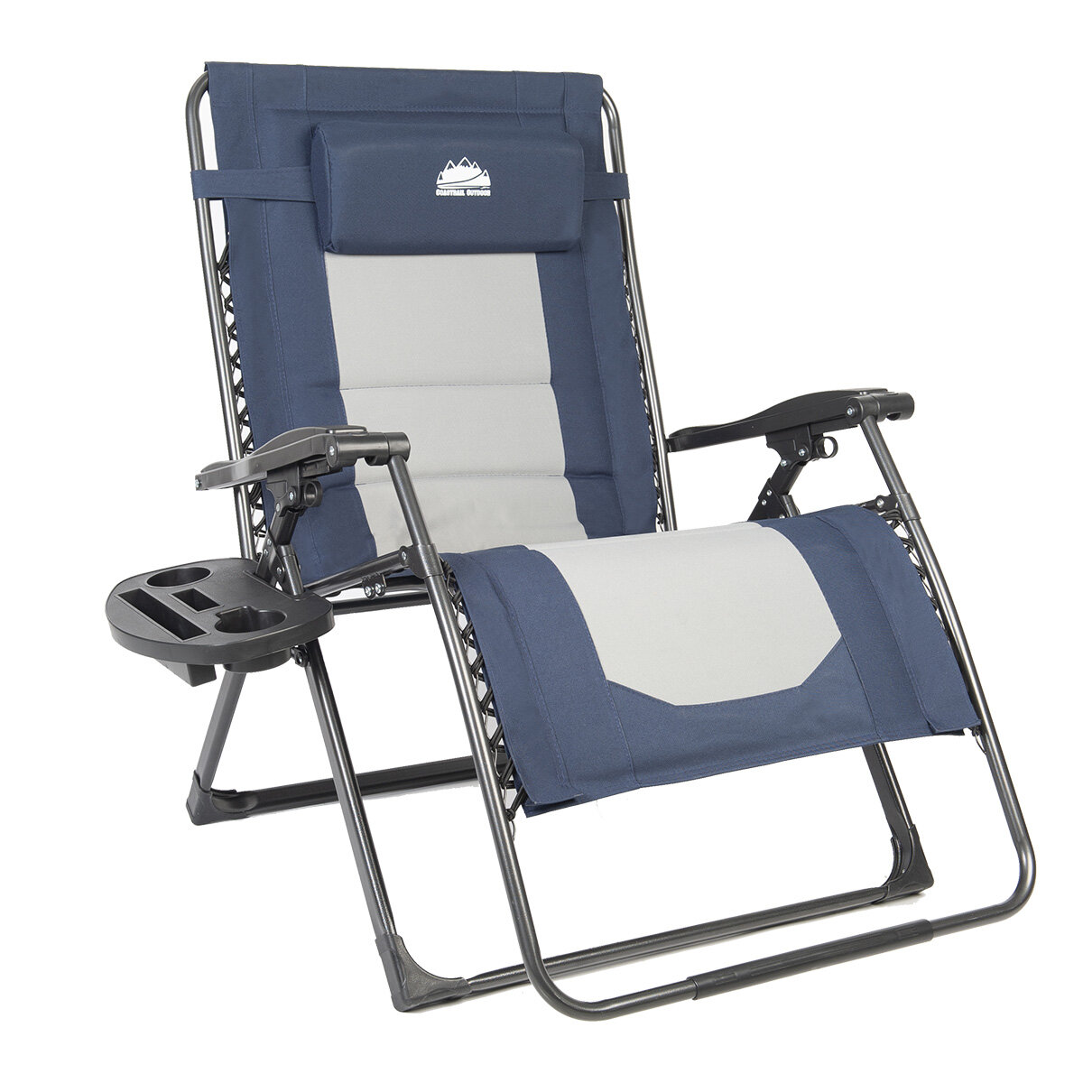 Upgraded Zero Gravity Folding Chaise Lounge Chair Portable Reclining Recliner US