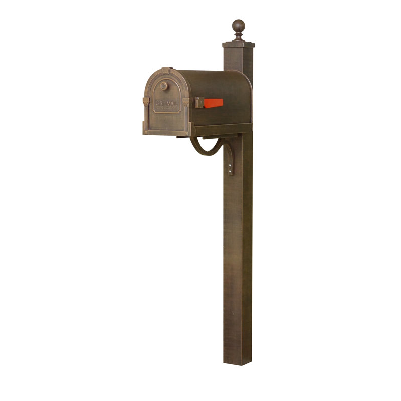 Special Lite Products Savannah 11 In X 81 In Aluminum Post Mounted Mailbox Reviews Wayfair