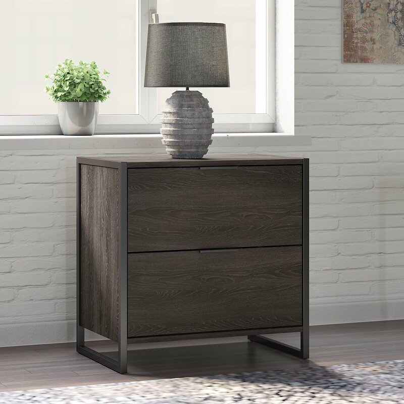 Kathy Ireland Office By Bush Atria 2 Drawer Lateral Filing Cabinet