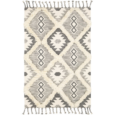 Jovia Wool Charcoal/Cream Rug