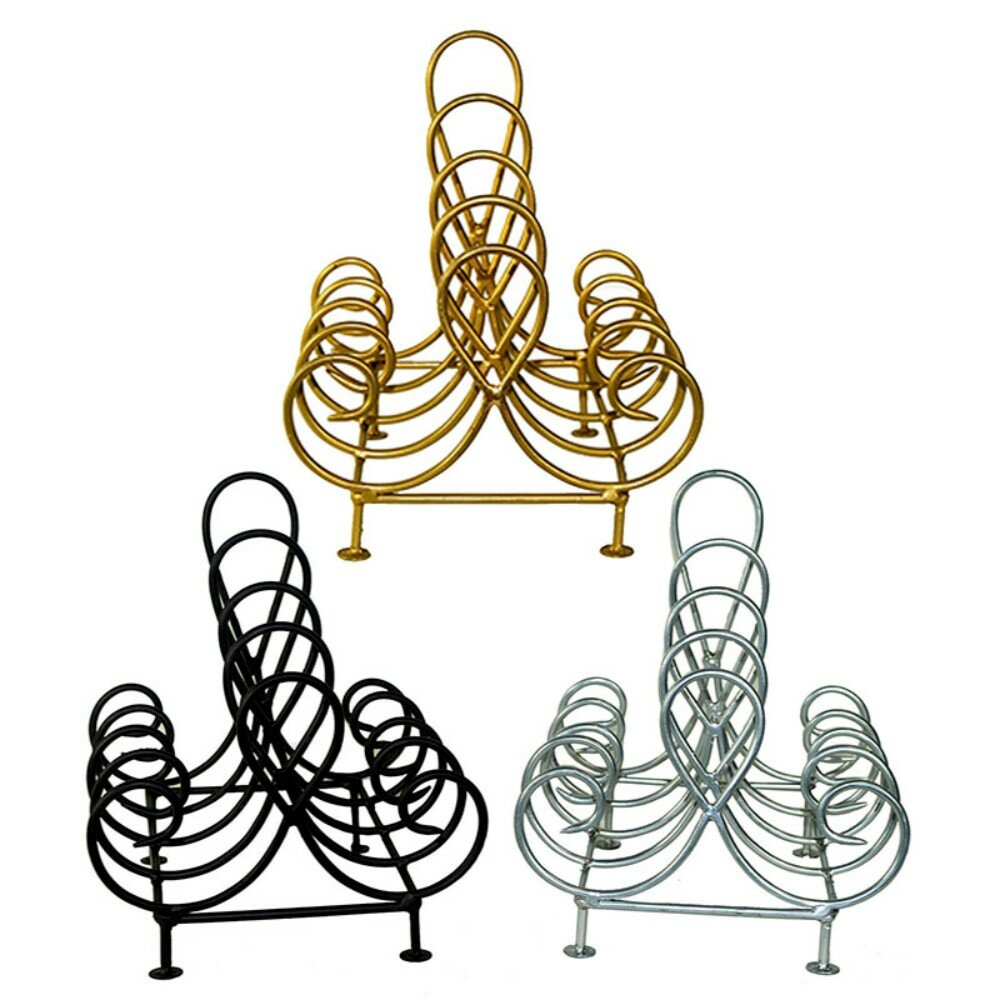 World Menagerie Costas 4 Tier Iron Plate Stand Wayfair