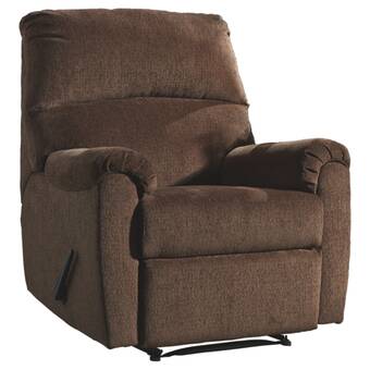 Brayden Studio Knollview Manual Swivel Recliner With Ottoman