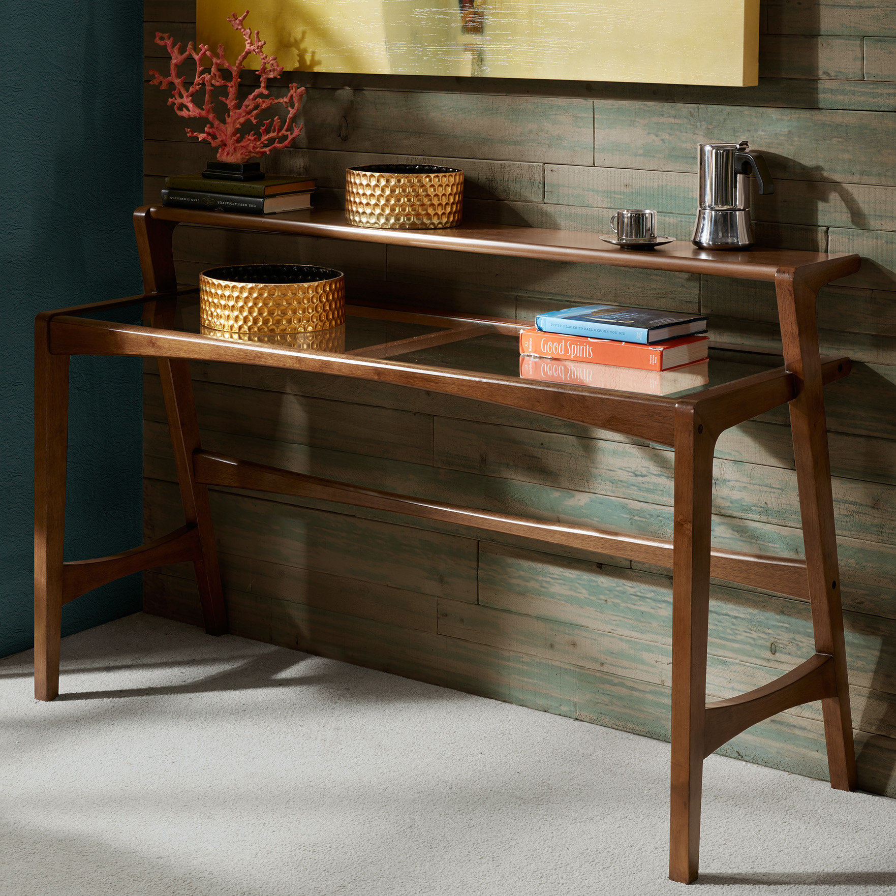 Langley Street Alvarado Console Table Reviews Wayfair