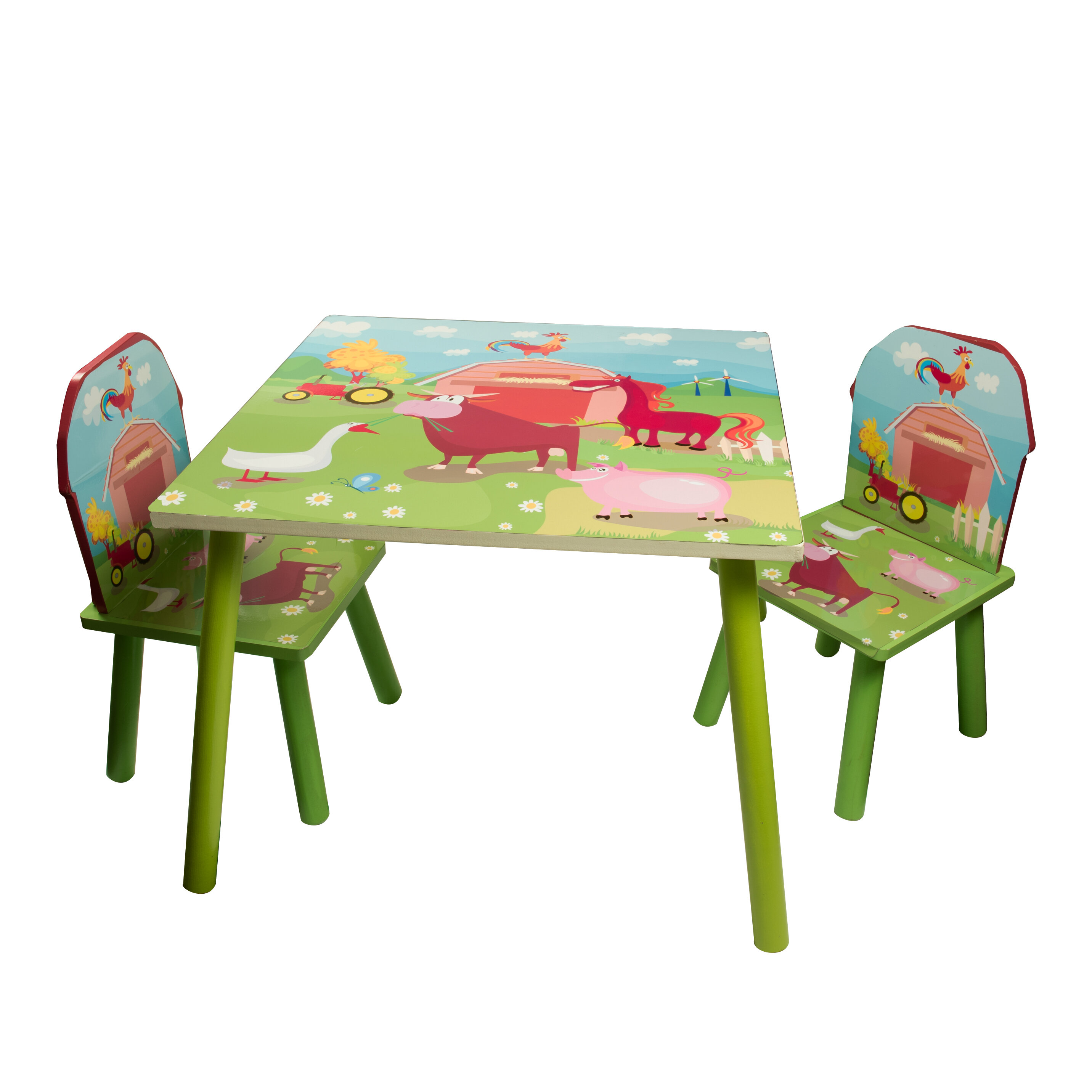 amish childrens table and chair set