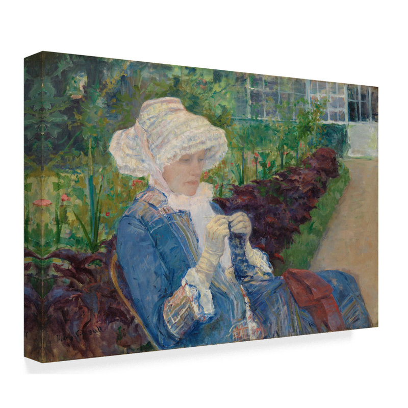 Vault W Artwork The Garden At Marly By Mary Cassatt Oil Painting