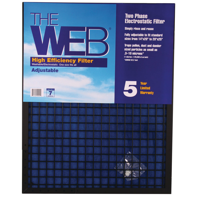 Web Products High Efficiency Adjustable Air Conditioner Air Filter Wayfair