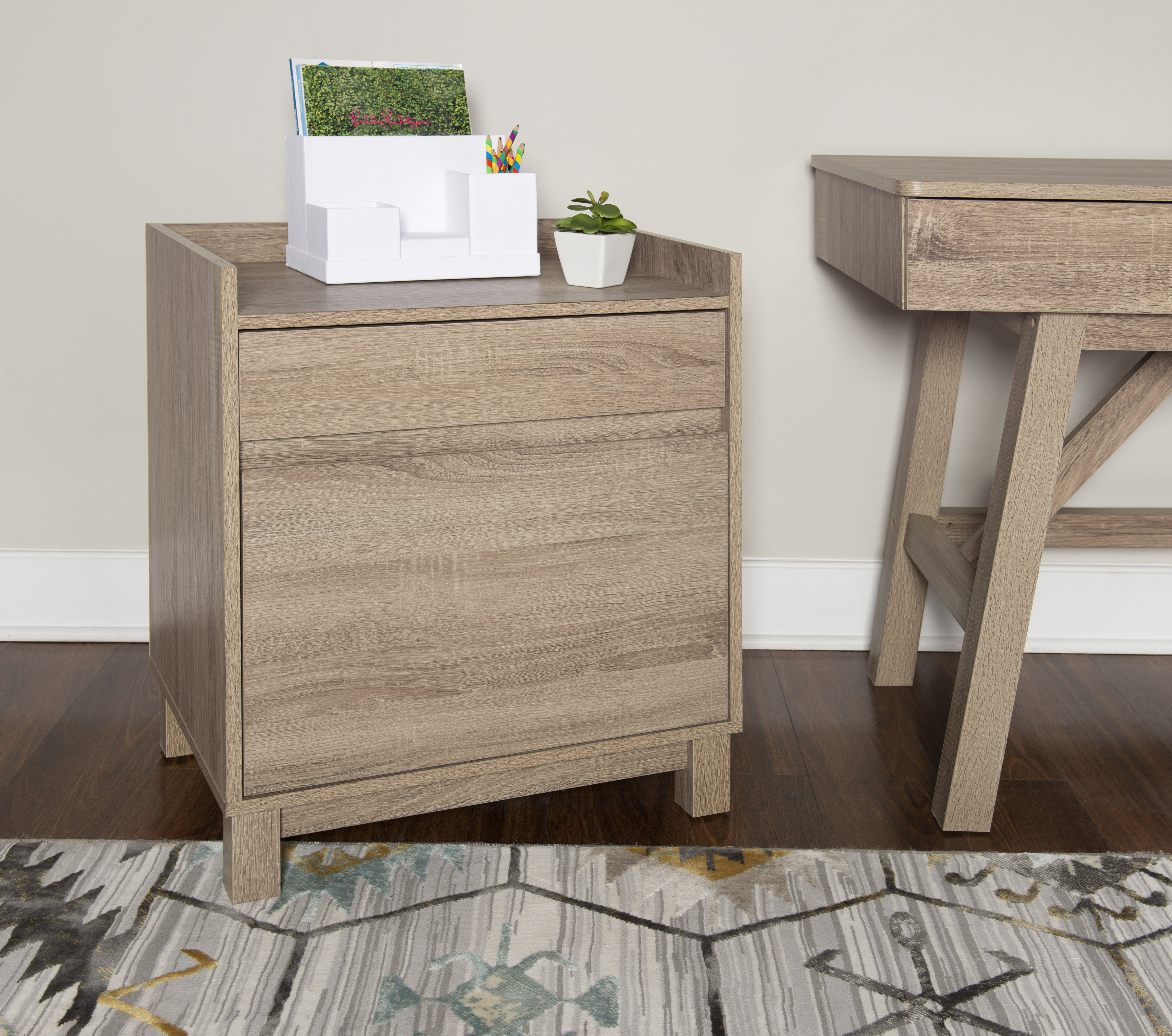 Saskia 2 Drawer Vertical Filing Cabinet Reviews Allmodern