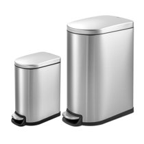 Wayfair | Step On Kitchen Trash Cans & Recycling You'll Love ...