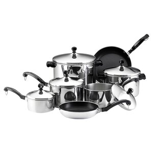 7-Piece Classic Stainless Steel Cookware Set