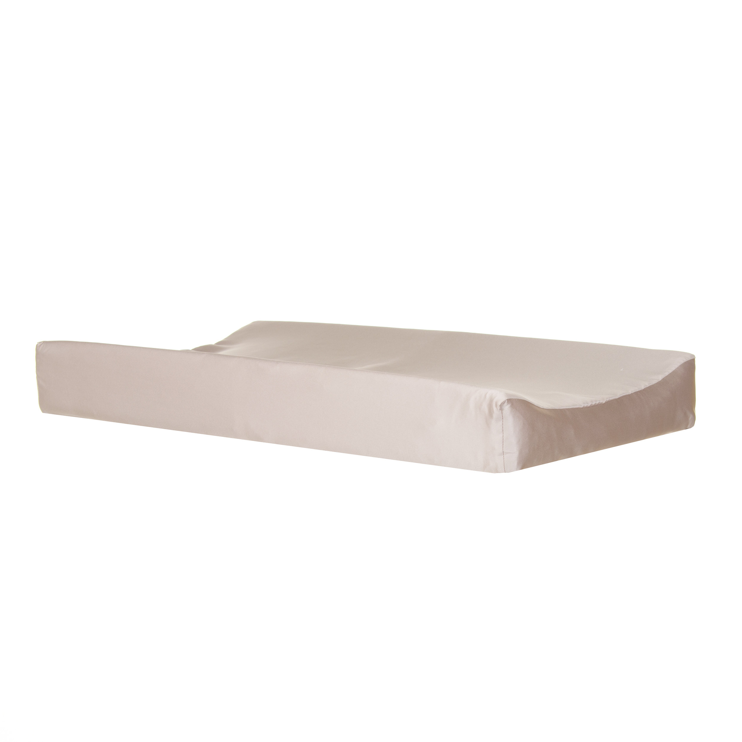 beige changing pad cover