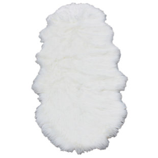 Faux Fur Rugs You Ll Love Wayfair Yaqi Faux Fur White Area Rug