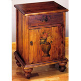 Potted Flowers Colonial Accent Cabinet by Meyda Tiffany