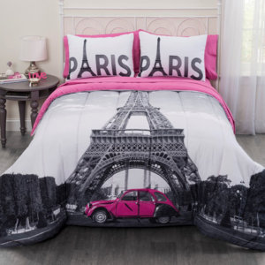 Paris Eiffel Tower Bed in a Bag Set
