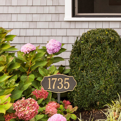 Hampshire 1-Line Lawn Address Sign