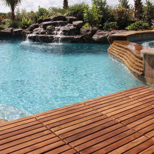 Deck Tiles Square 11 8 X Teak Wood Interlocking Deck Tile