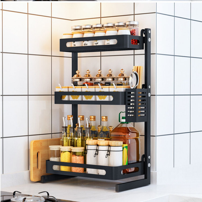 Prep & Savour 3 Tier Kitchen Countertop 31 Jar Spice Rack ...