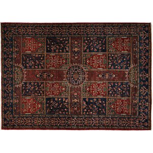 One-of-a-Kind Ziegler Hand-Knotted Red Area Rug